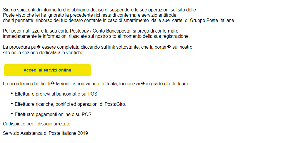 poste italiane