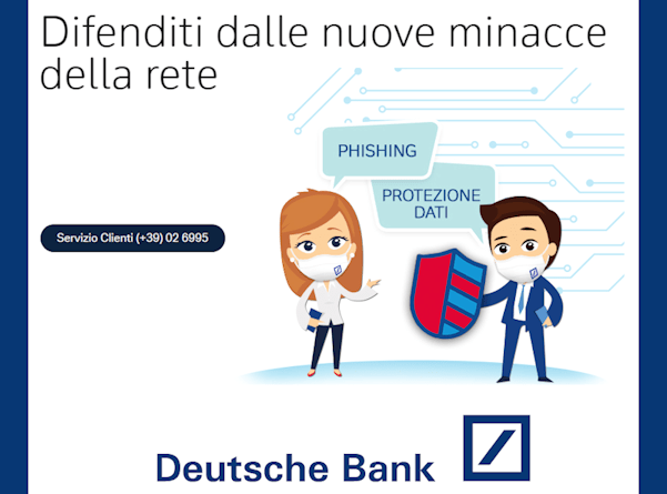 Deutsche Bank - Difenditi dalle truffe