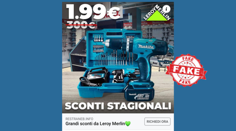 Makita - Trapano a 1.99 euro Leroy Merlin